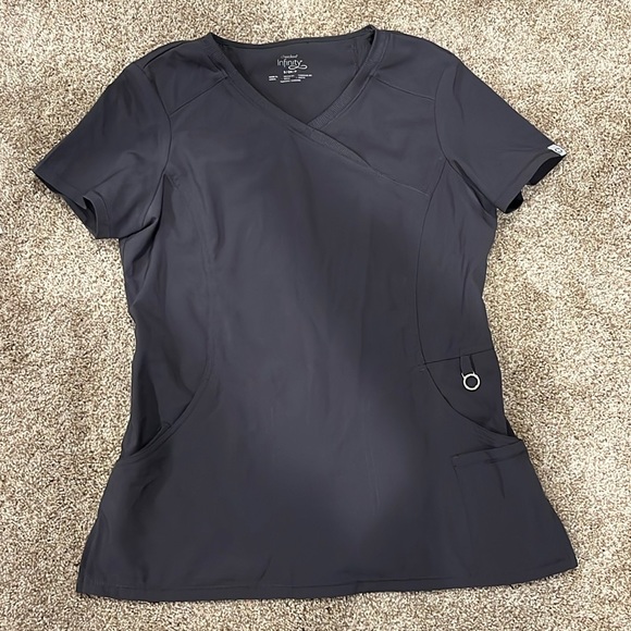 Cherokee Infinity Scrub Top-Gray🩶 - Picture 1 of 4